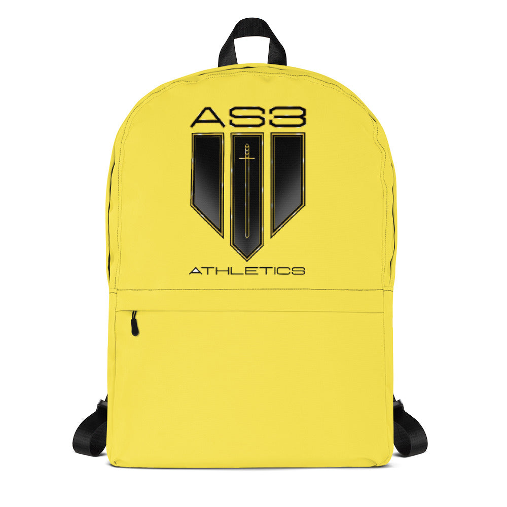 AS3 Athletics Yellow Backpack