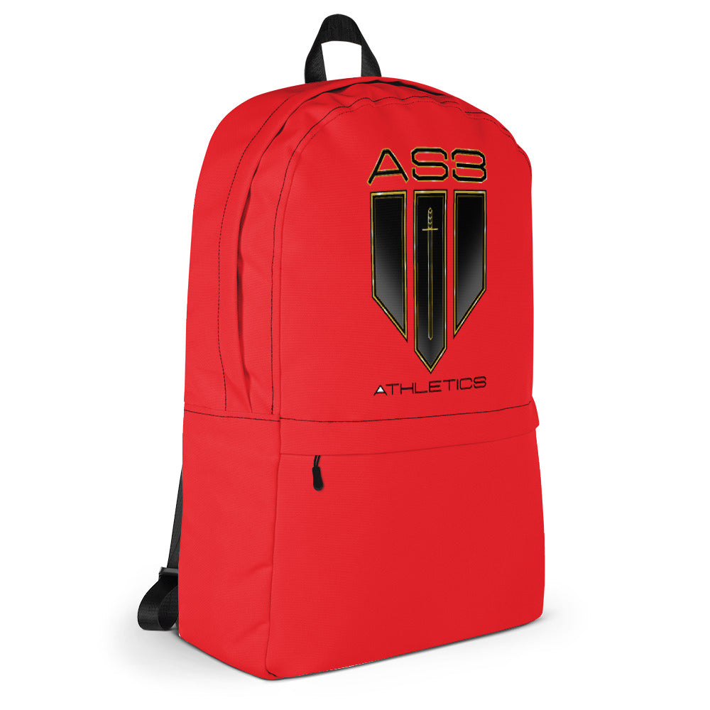 AS3 Athletics Red Backpack